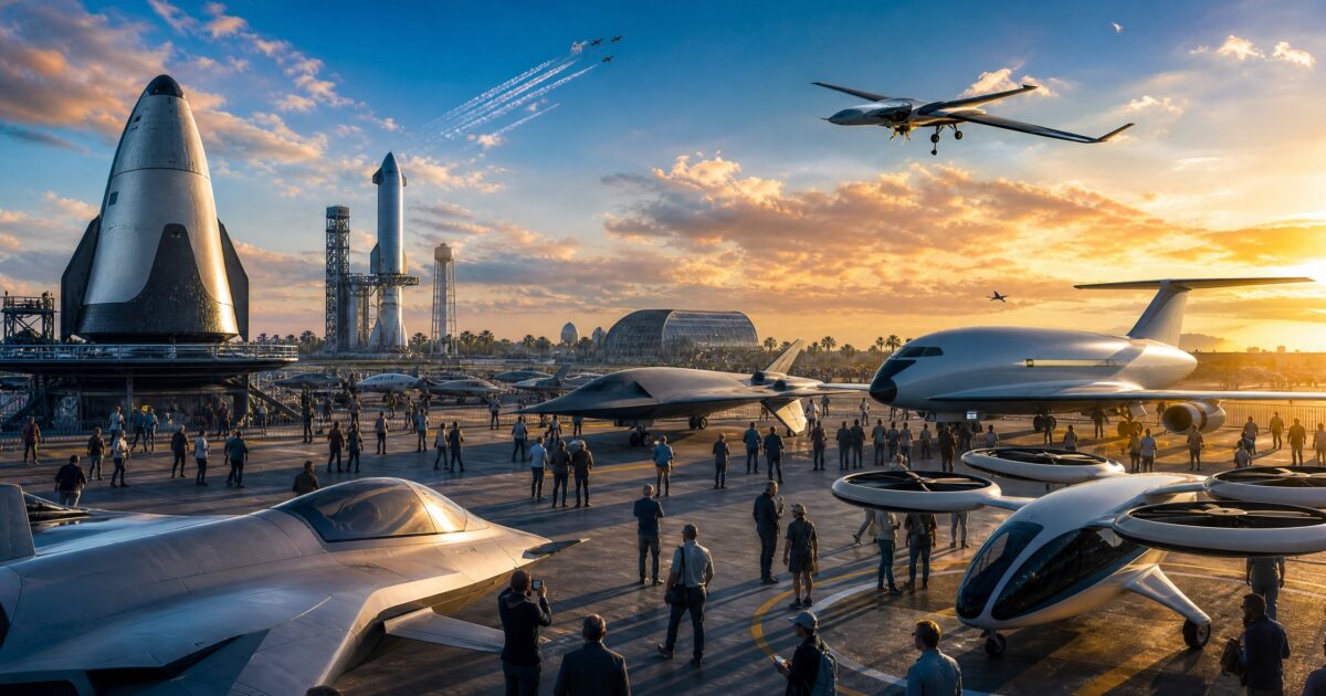 معرض جوي وتقنيات فضائية مستقبلية
