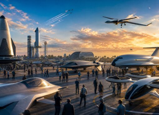 معرض جوي وتقنيات فضائية مستقبلية